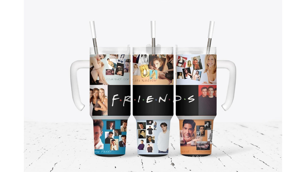 Friends Collage Tumbler