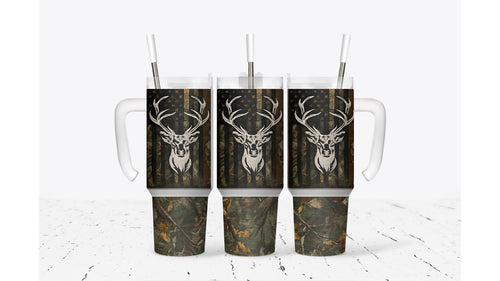 American Flag Hunter Tumbler