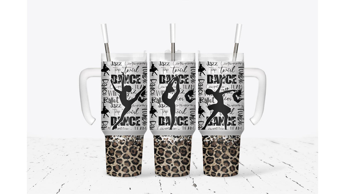 Dance Tumbler | Ballet, Jazz, Team (Handmade)
