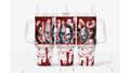 Horror Movie Tumbler: Handmade Sublimated Stainless Steel
