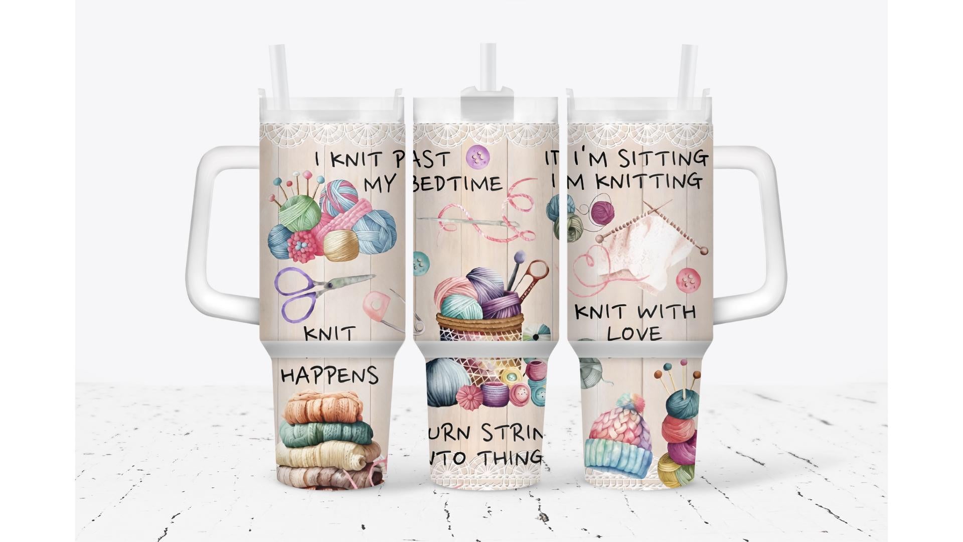 I Knit Tumbler