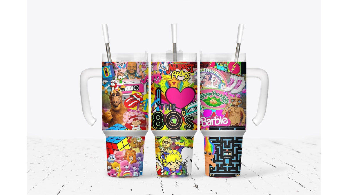 I Love The 80's Tumbler