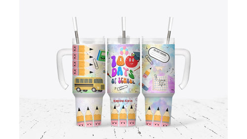 100 Days Of School Tumbler