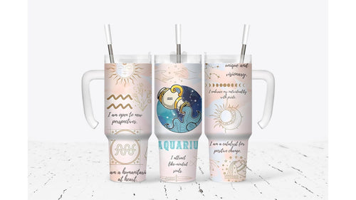 Aquarius Pink Tumbler