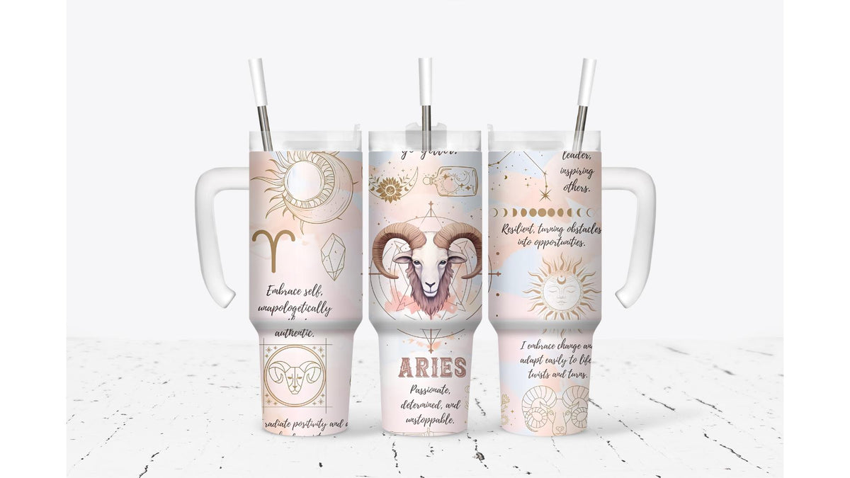Aries Pink Tumbler