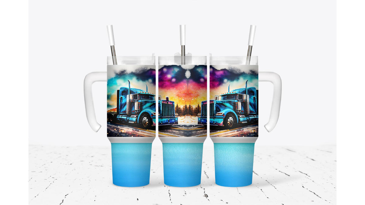 Trucker/Big Rig Tumbler