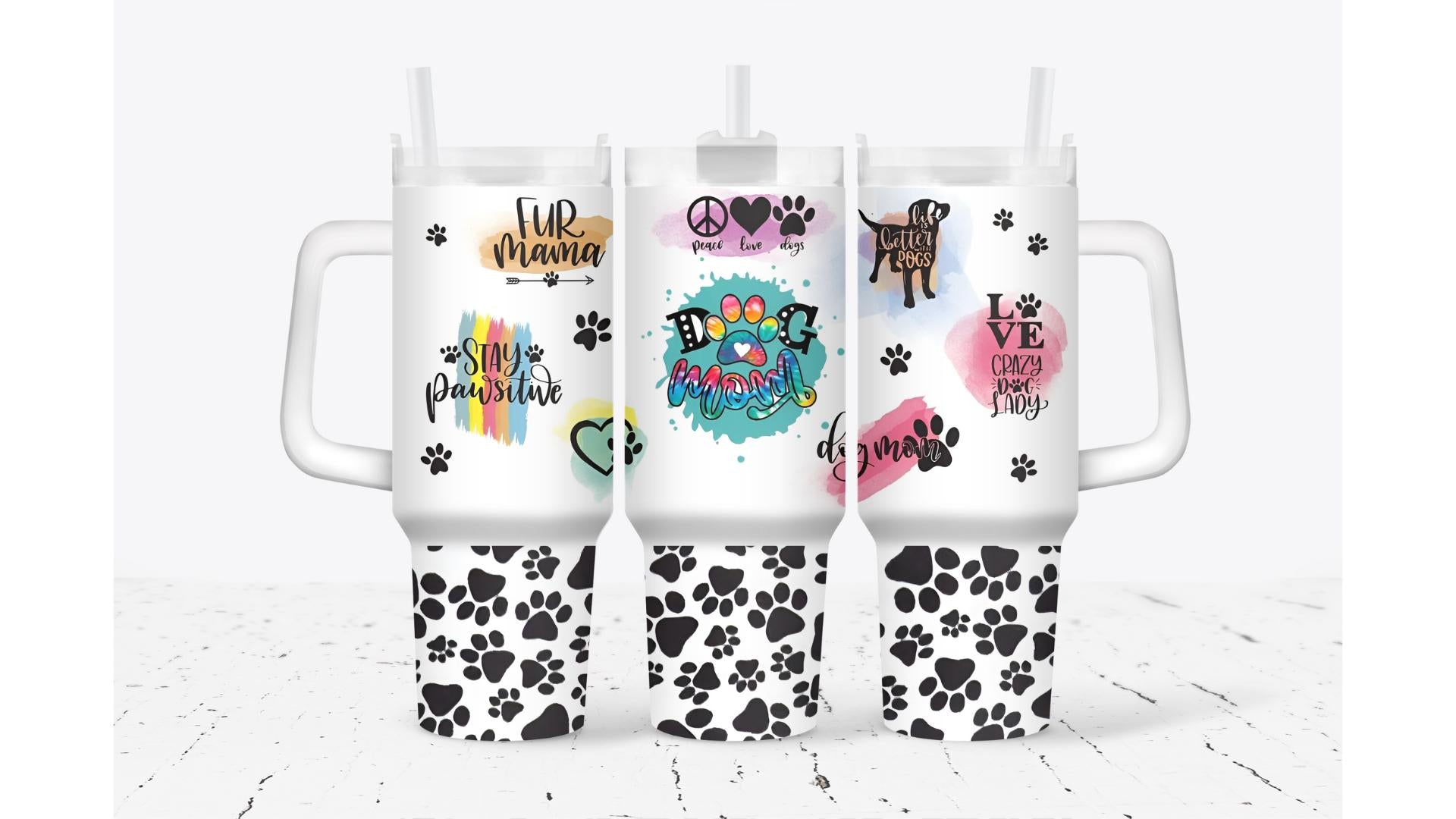 Dog Mom Tumbler