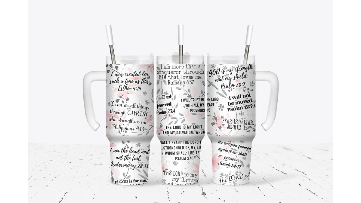 God Is My Strength Tumbler