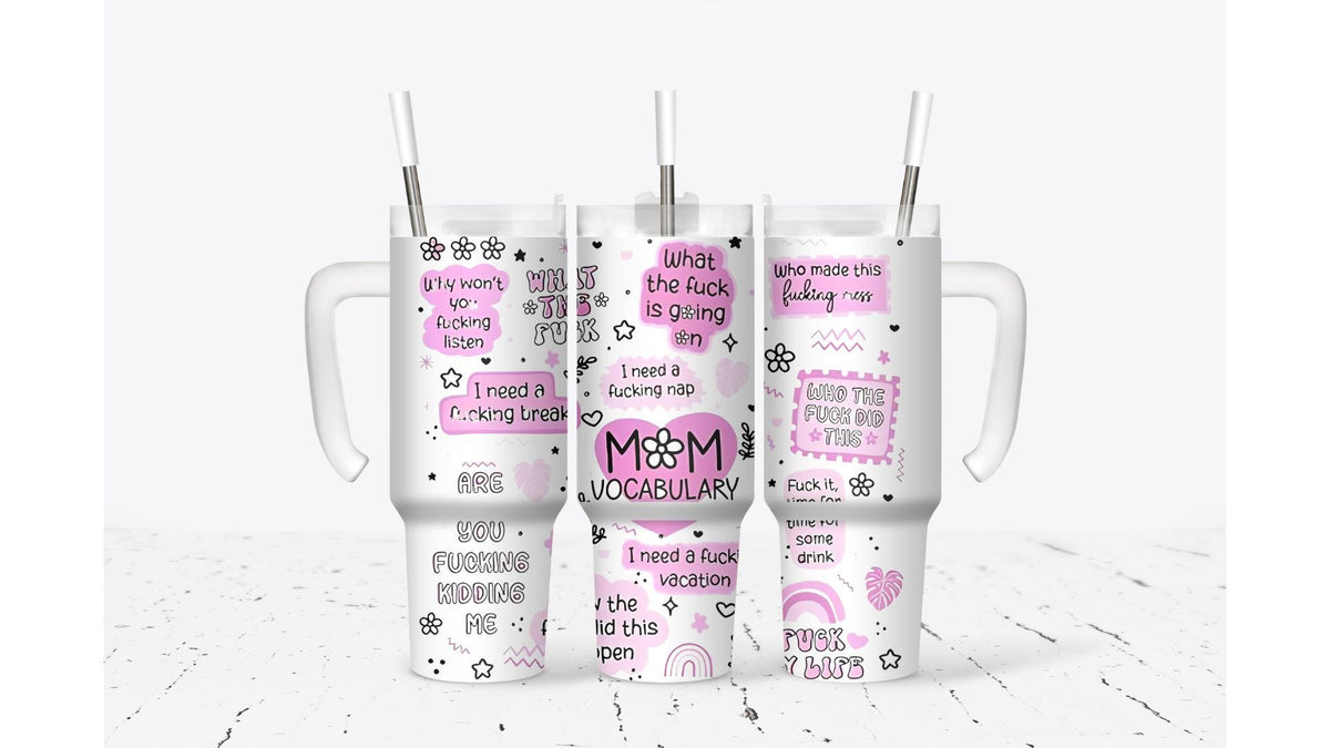 Mom Vocabulary Tumbler