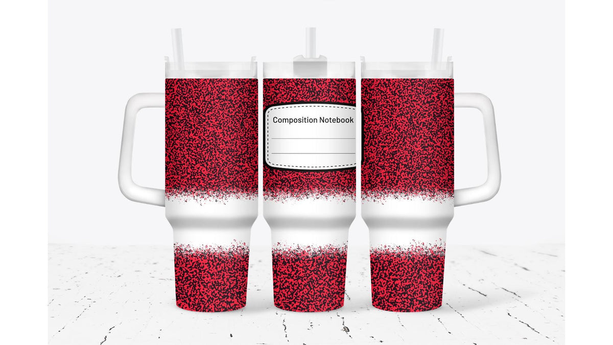 Composition Notebook Tumbler