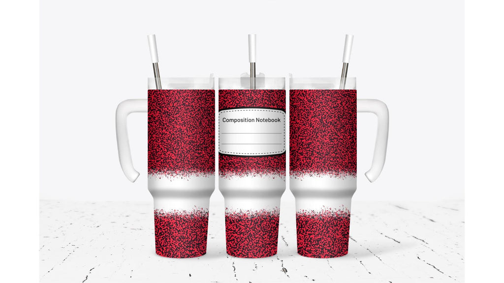 Composition Notebook Tumbler