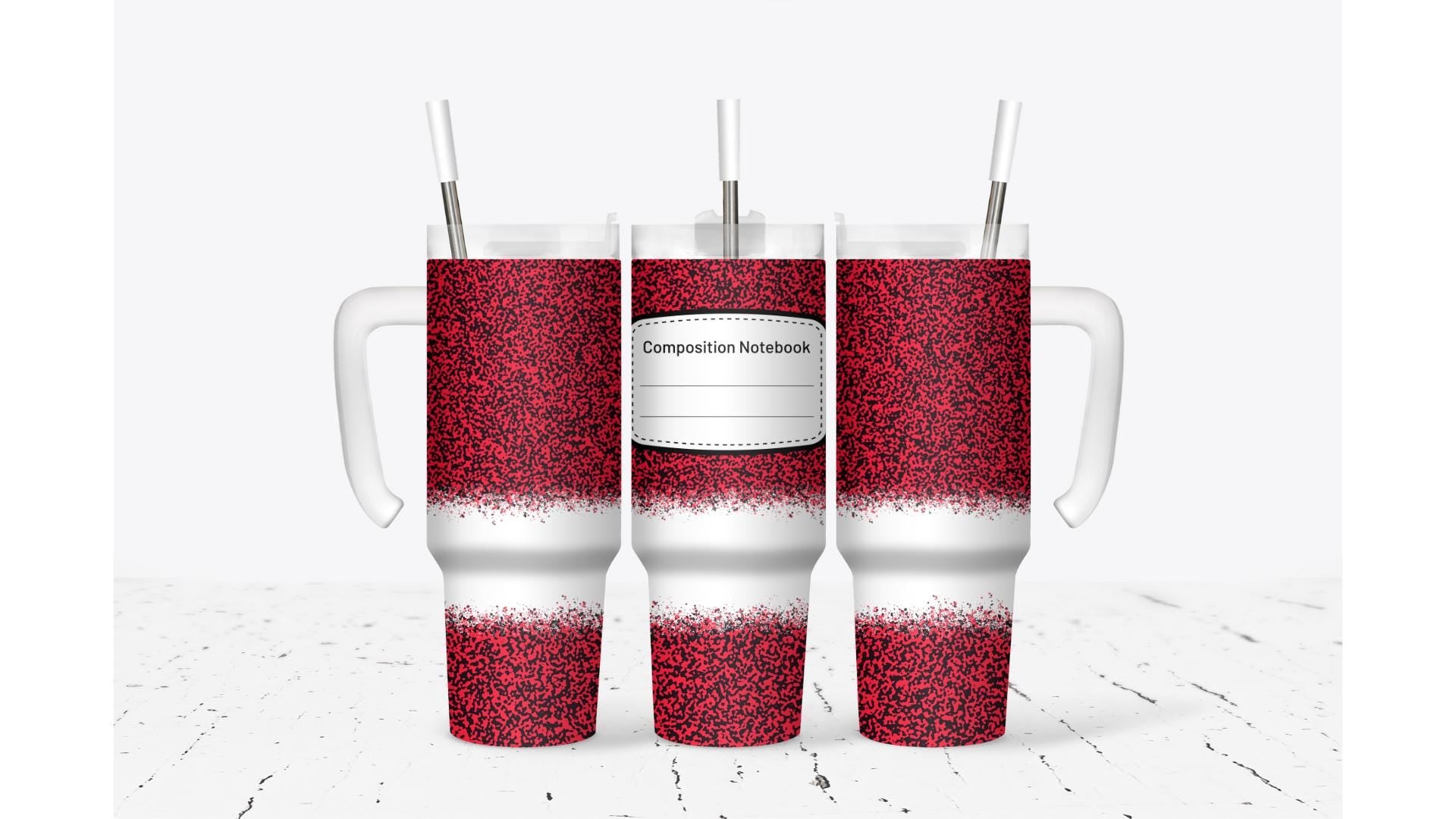 Composition Notebook Tumbler