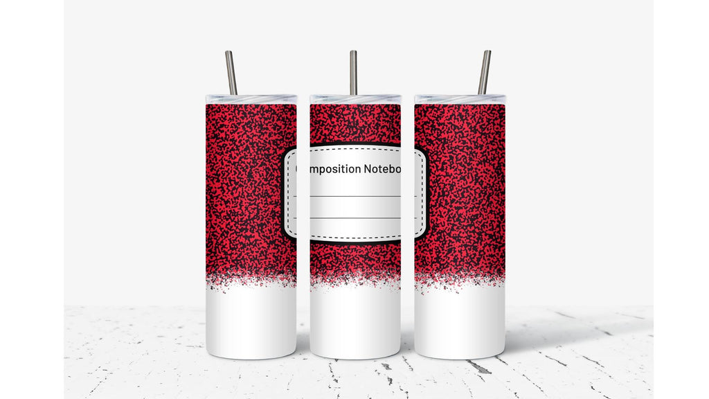 Composition Notebook Tumbler