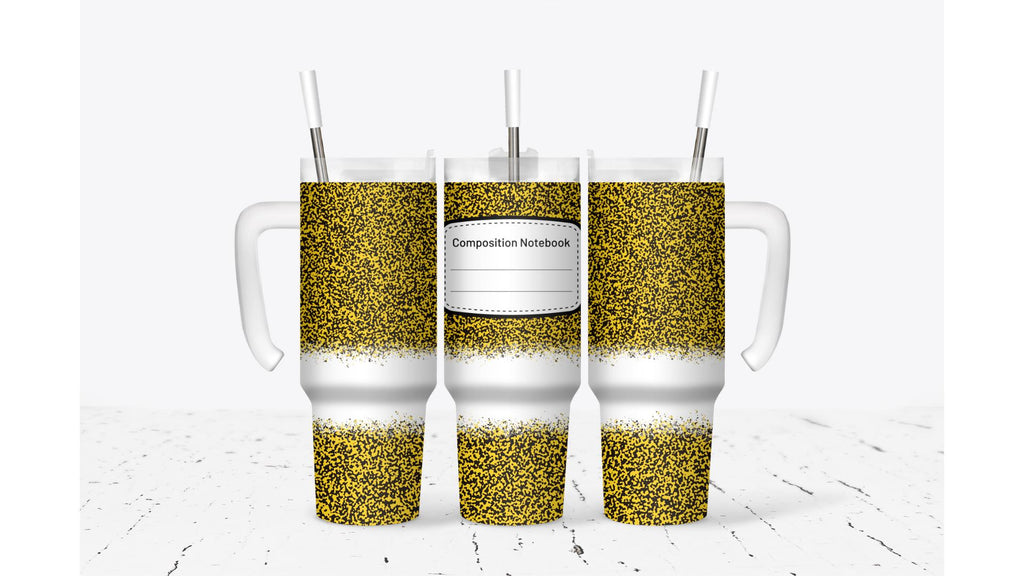 Composition Notebook Tumbler