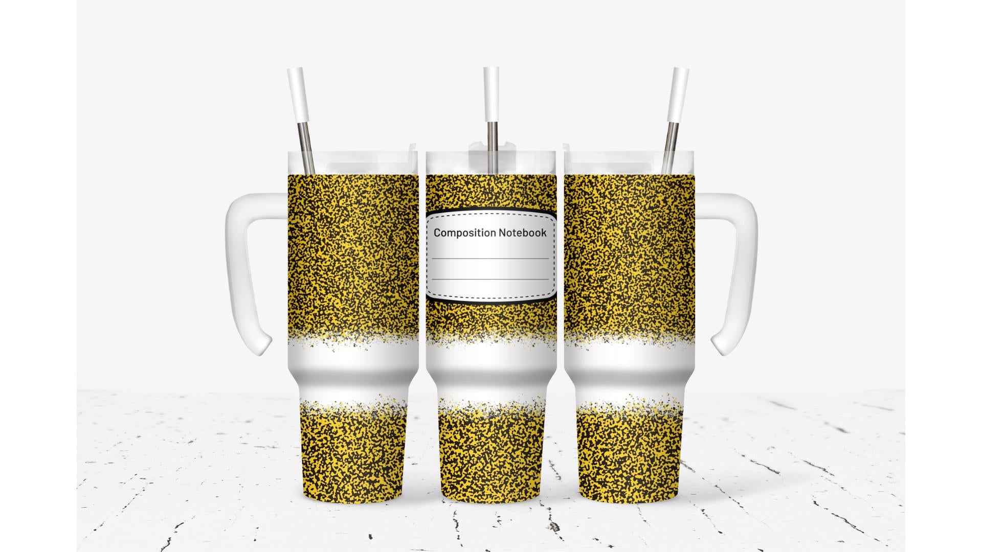 Composition Notebook Tumbler