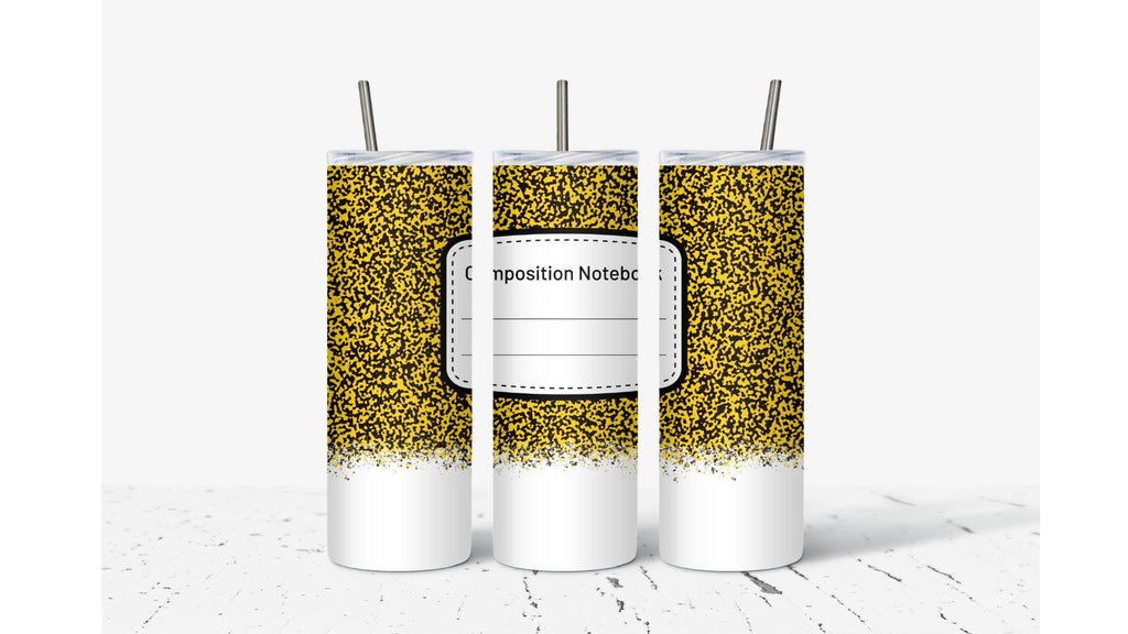 Composition Notebook Tumbler