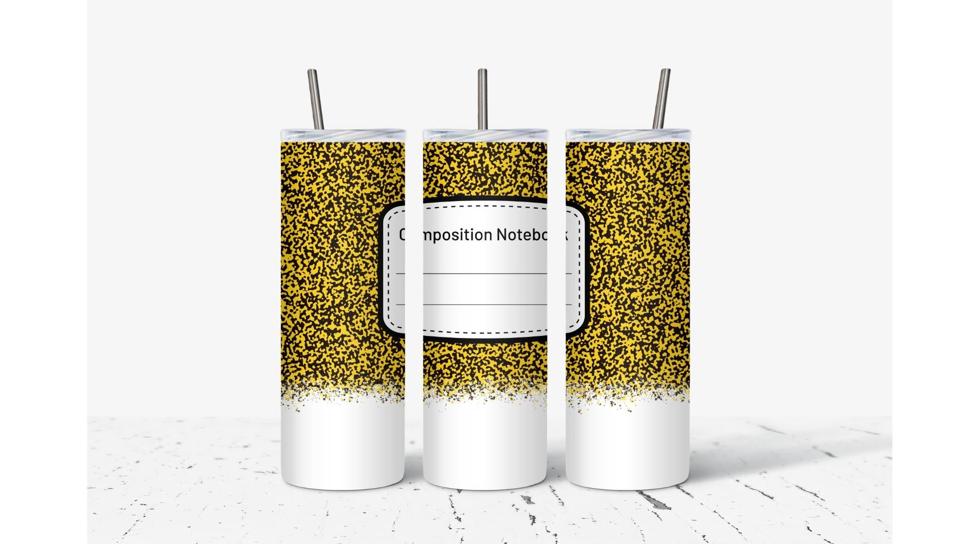 Composition Notebook Tumbler