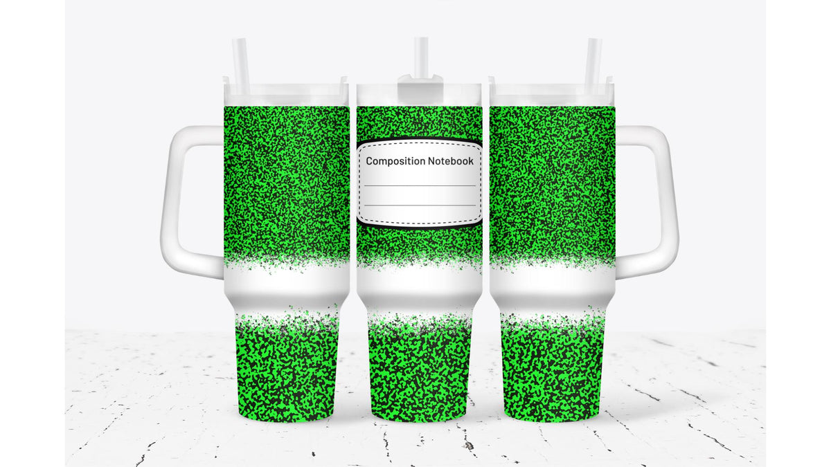 Composition Notebook Tumbler