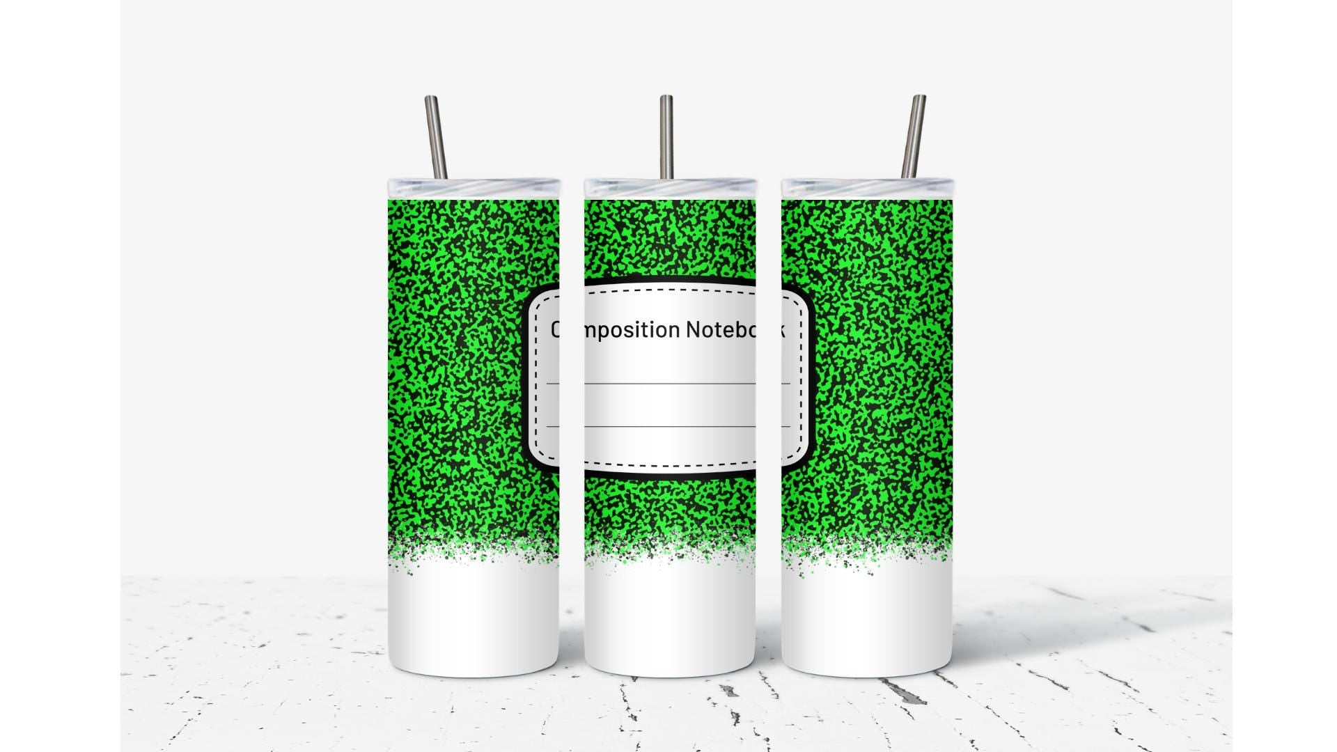 Composition Notebook Tumbler