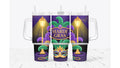 Mardi Gras Streetlight Mask Tumbler