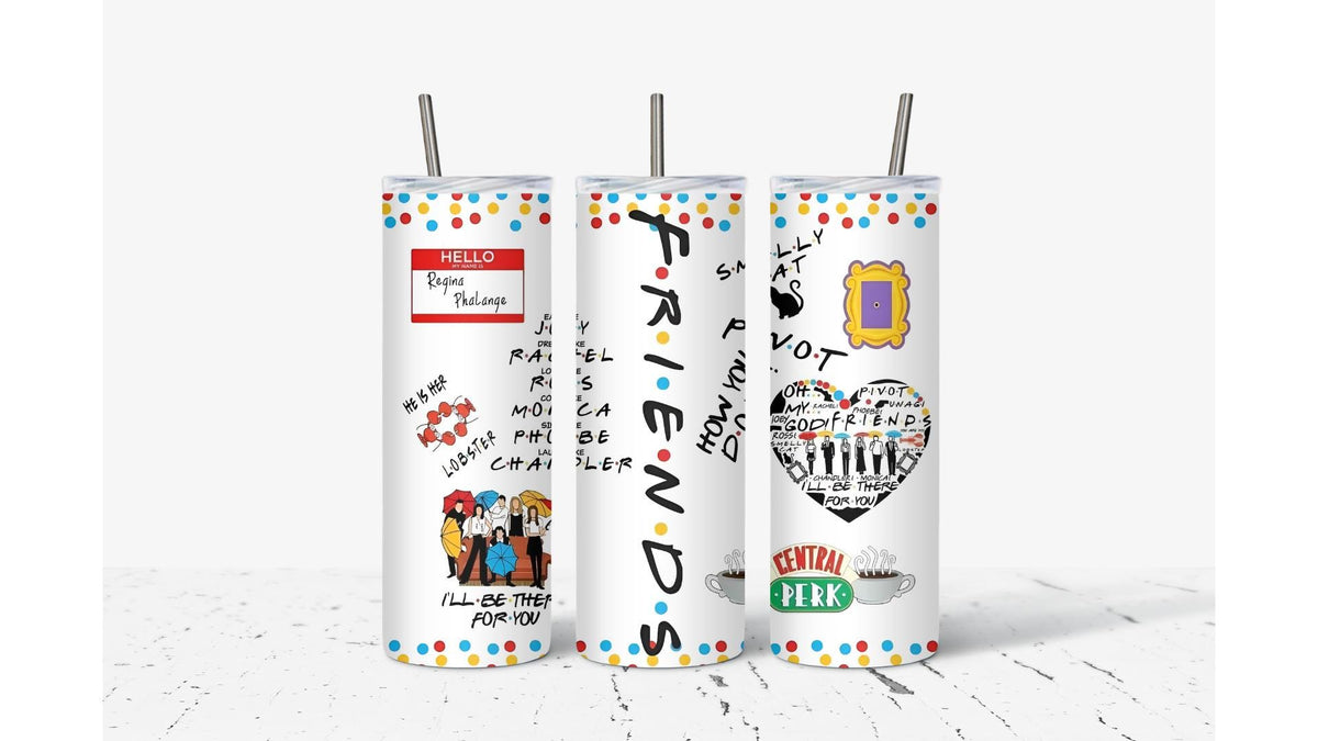 Friends TV Show Tumbler, Stainless Steel Insulated Travel Mug
