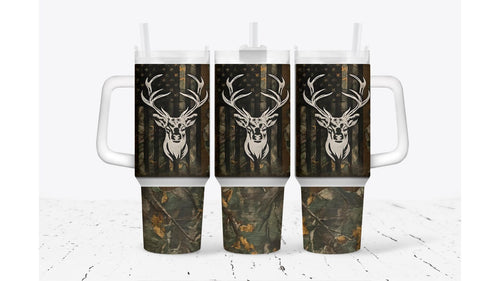 American Flag Hunter Tumbler