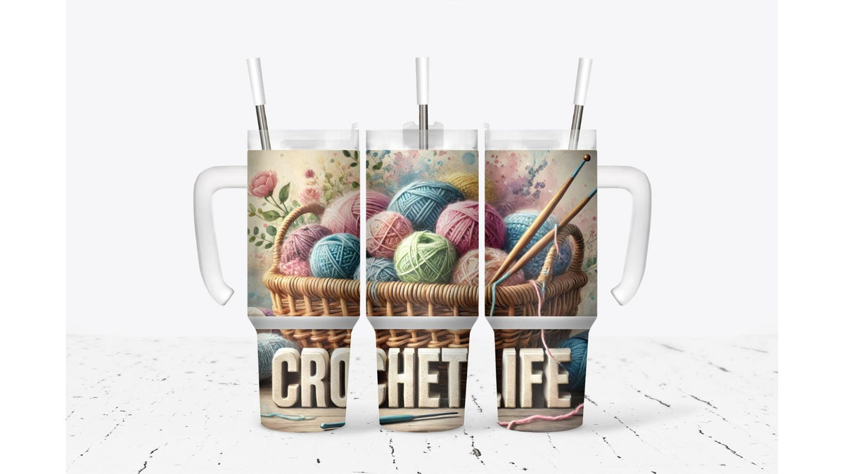Crochet Life Tumbler