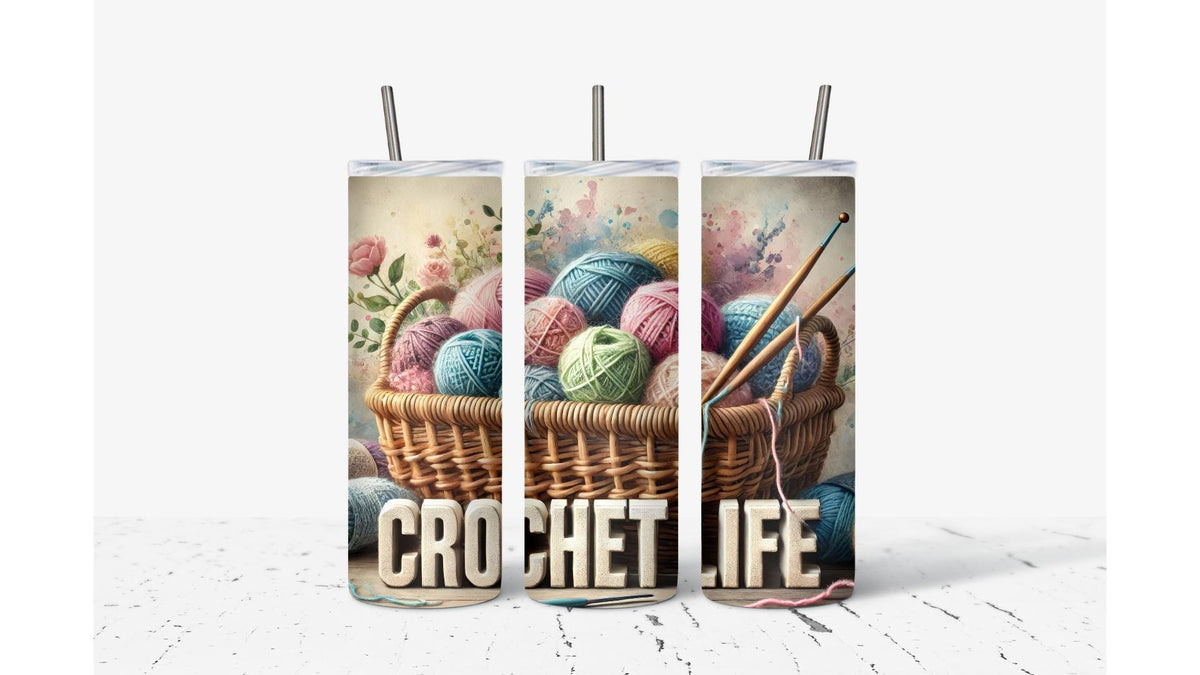 Crochet Life Tumbler