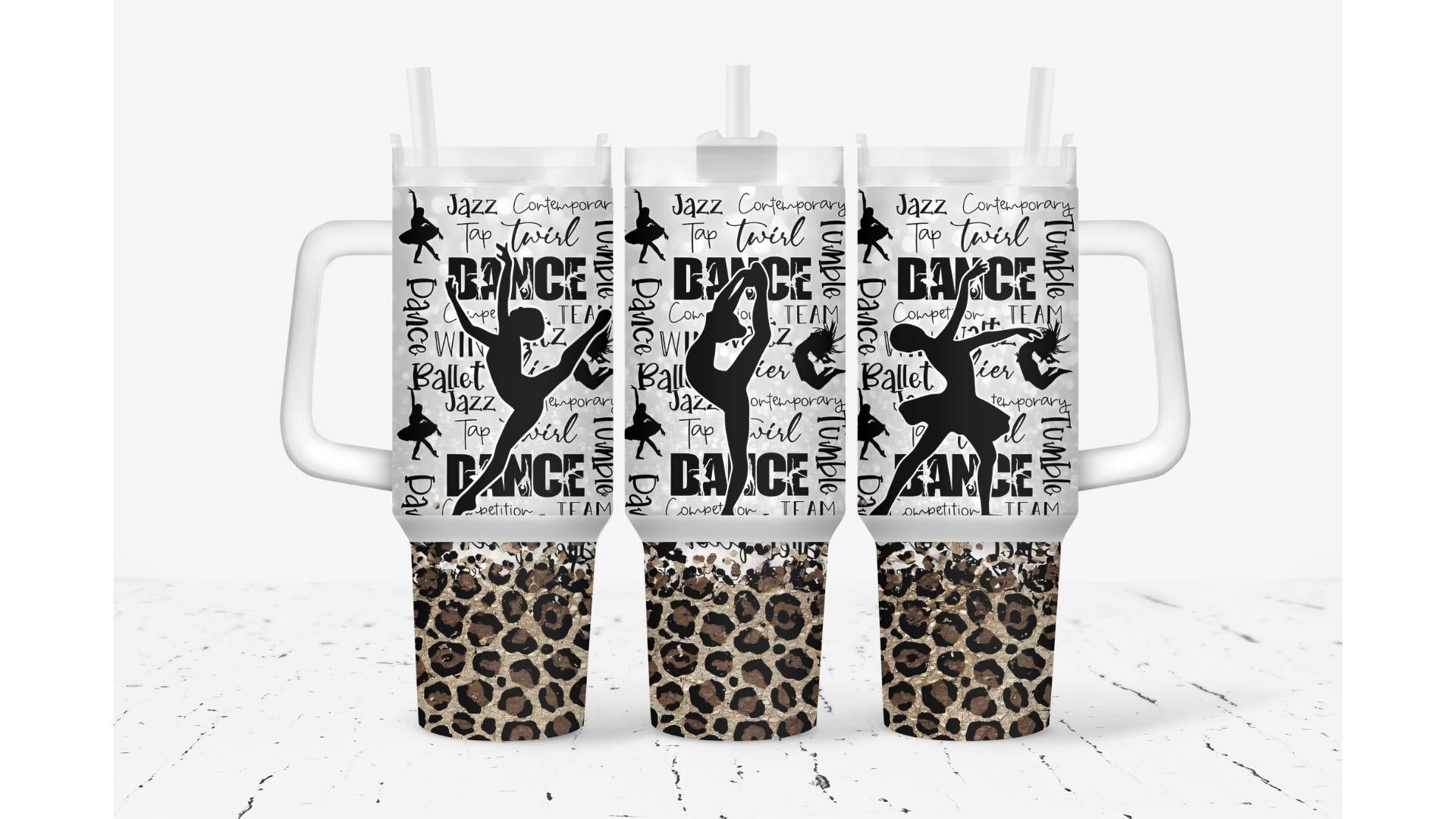Dance Tumbler | Ballet, Jazz, Team (Handmade)