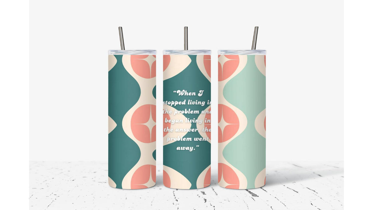 Retro Self Affirmation Tumbler