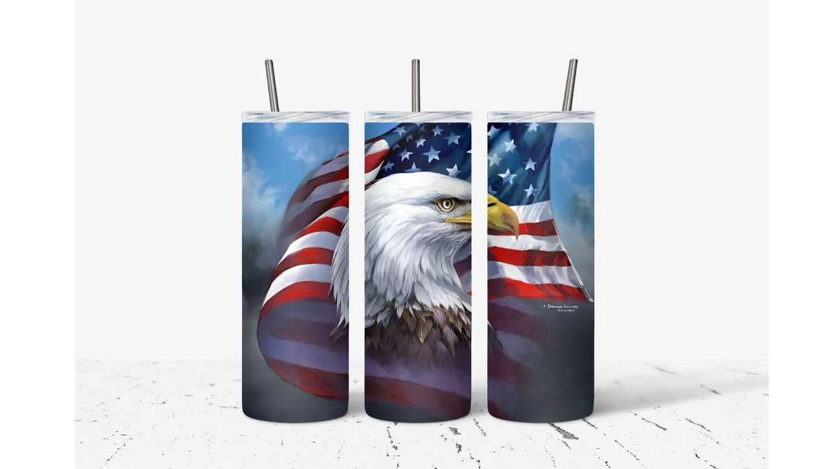 The American Eagle Patriotic Tumbler