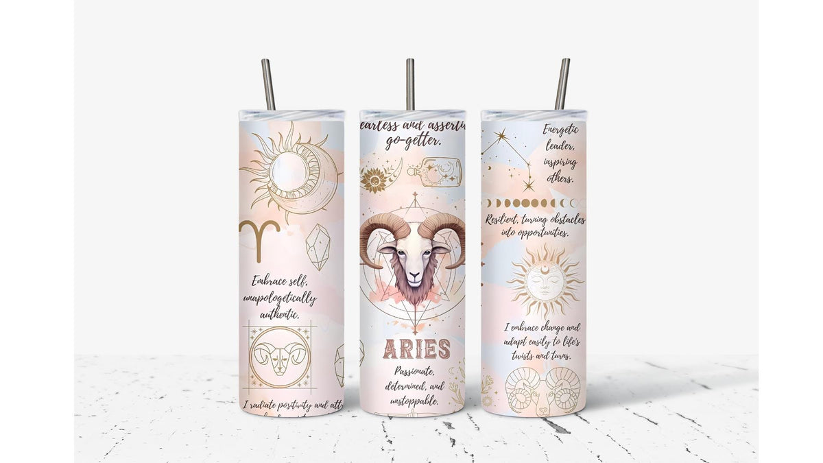 Aries Pink Tumbler