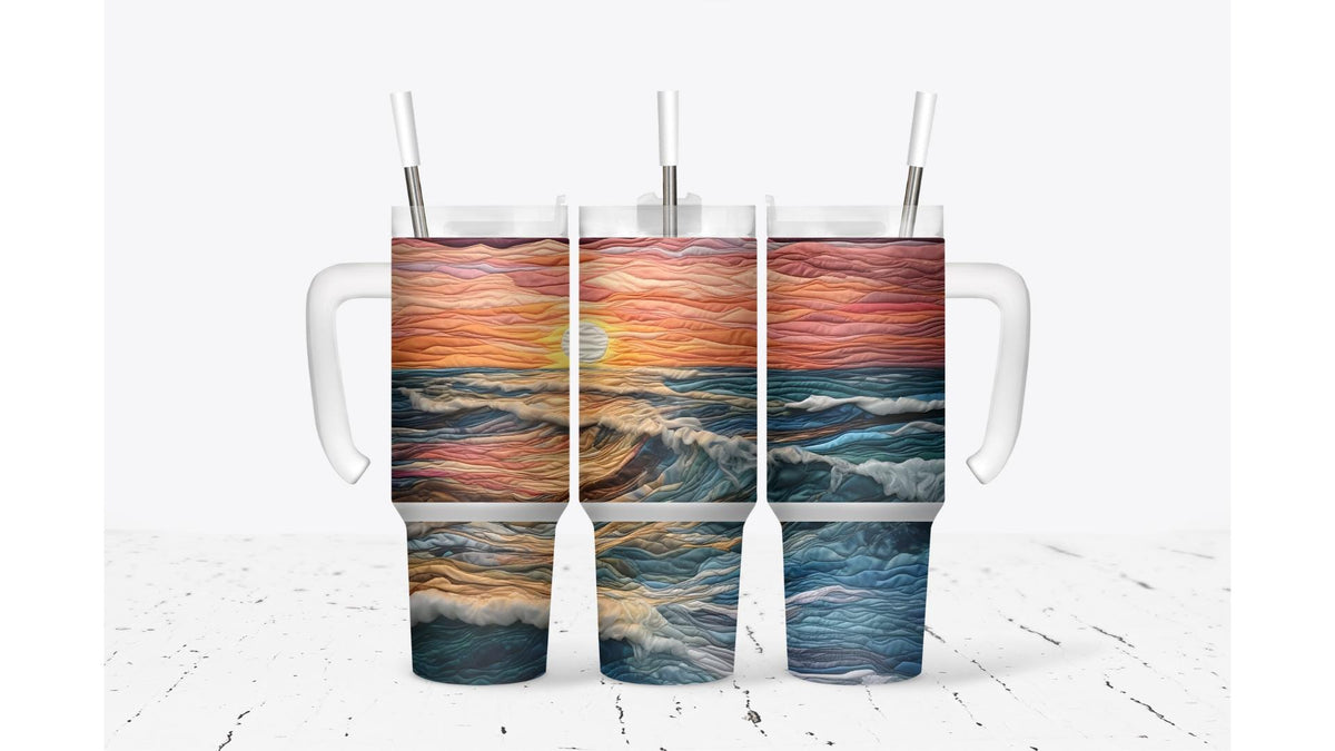Beach Sunset Tumbler