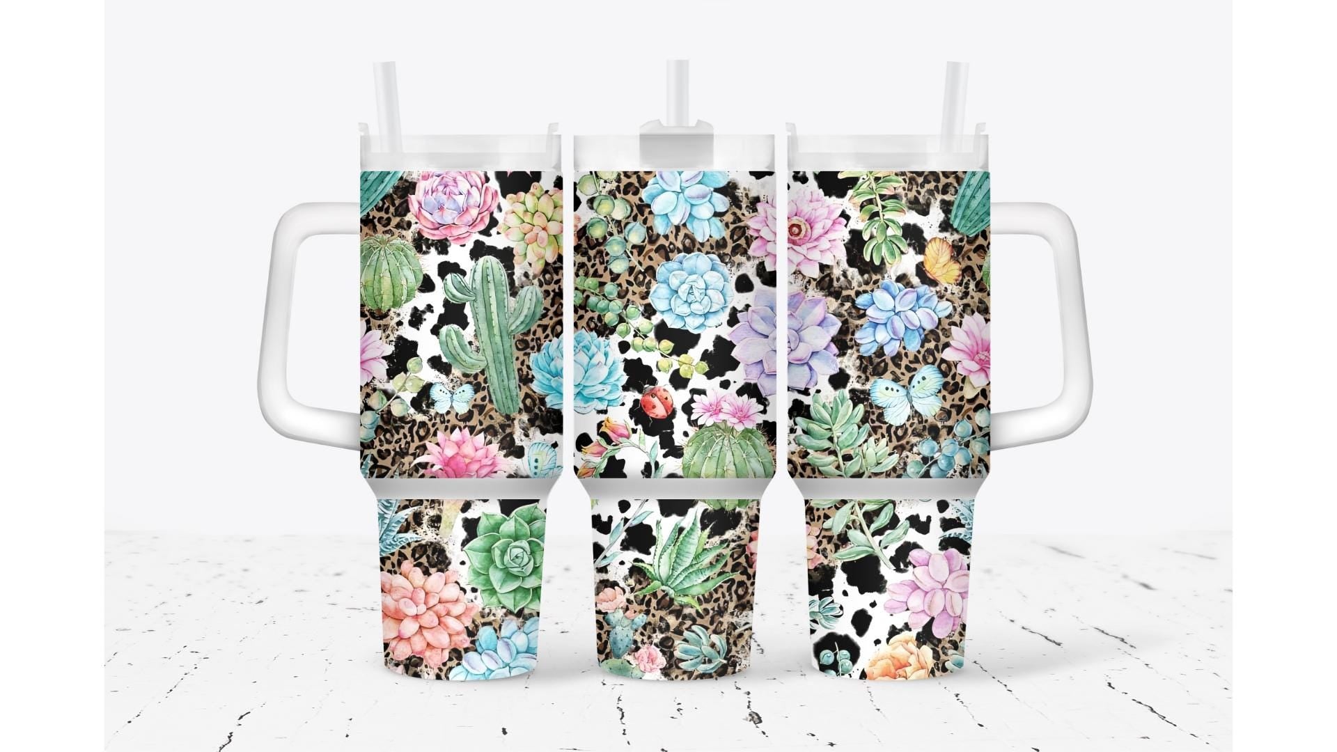 Succulent And Cactus Tumbler