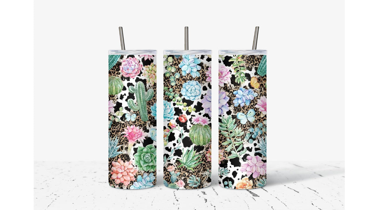 Succulent And Cactus Tumbler
