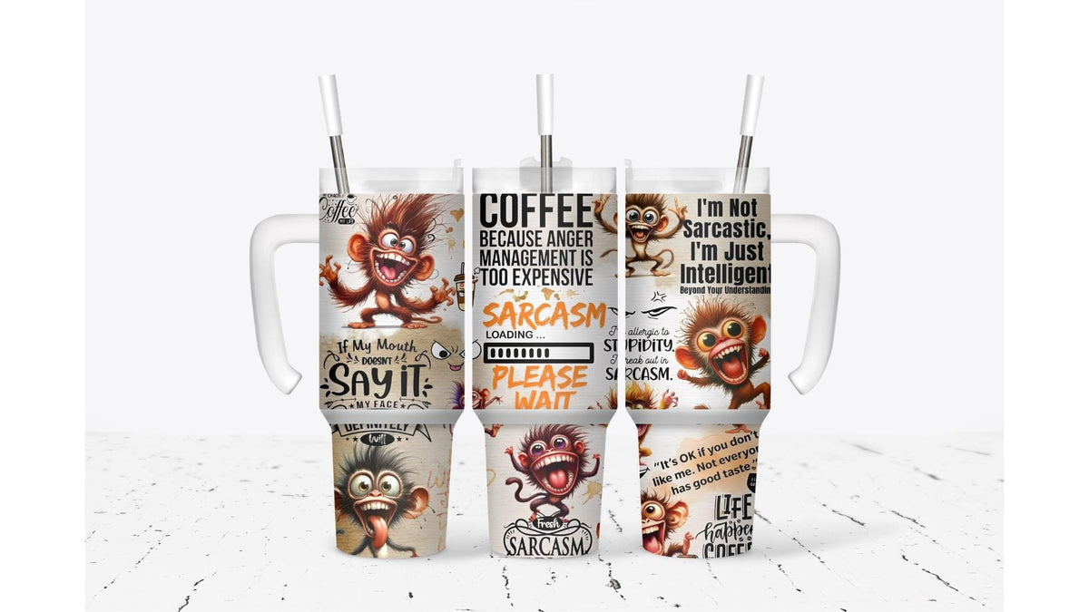 Sarcasm Loading Coffee Tumbler