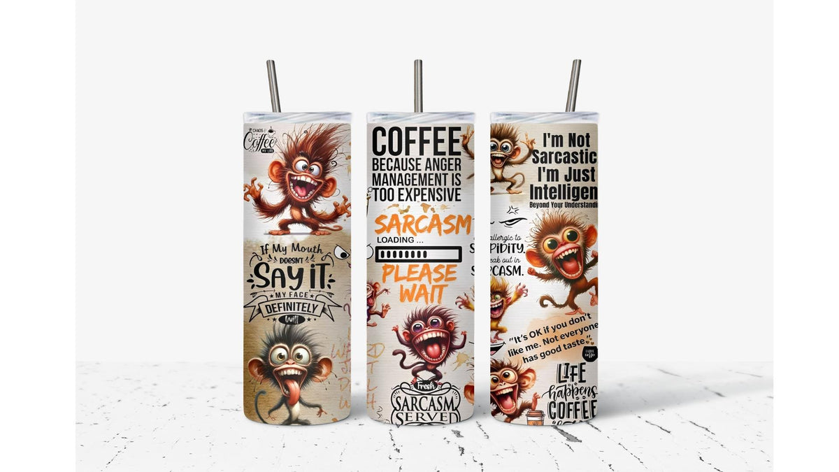 Sarcasm Loading Coffee Tumbler