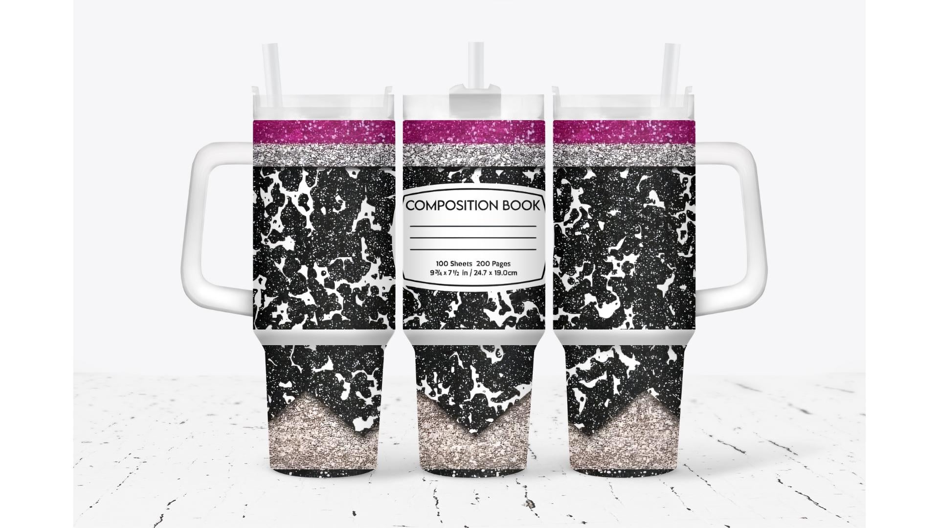 Composition Book Tumbler