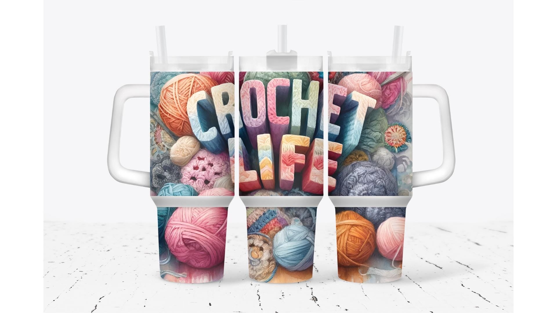 Crochet Life Tumbler