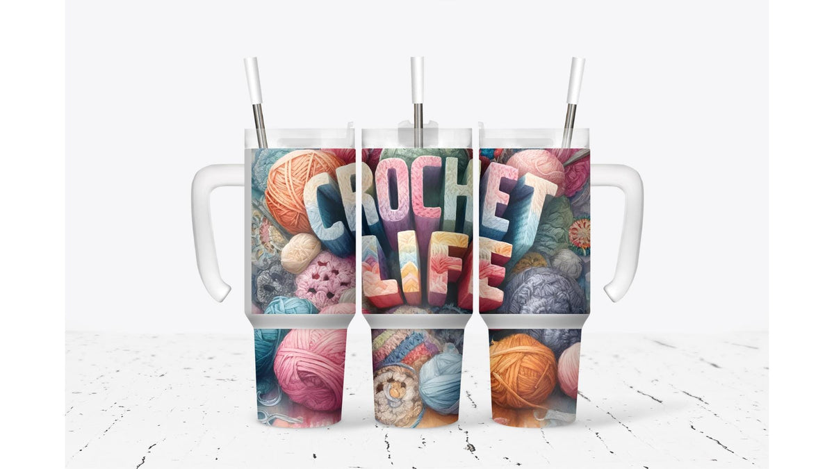 Crochet Life Tumbler