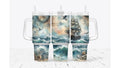 Nautical Ship Sublimation Tumbler, Stainless Steel Travel Mug