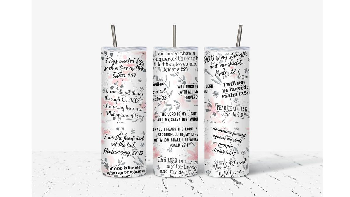 God Is My Strength Tumbler