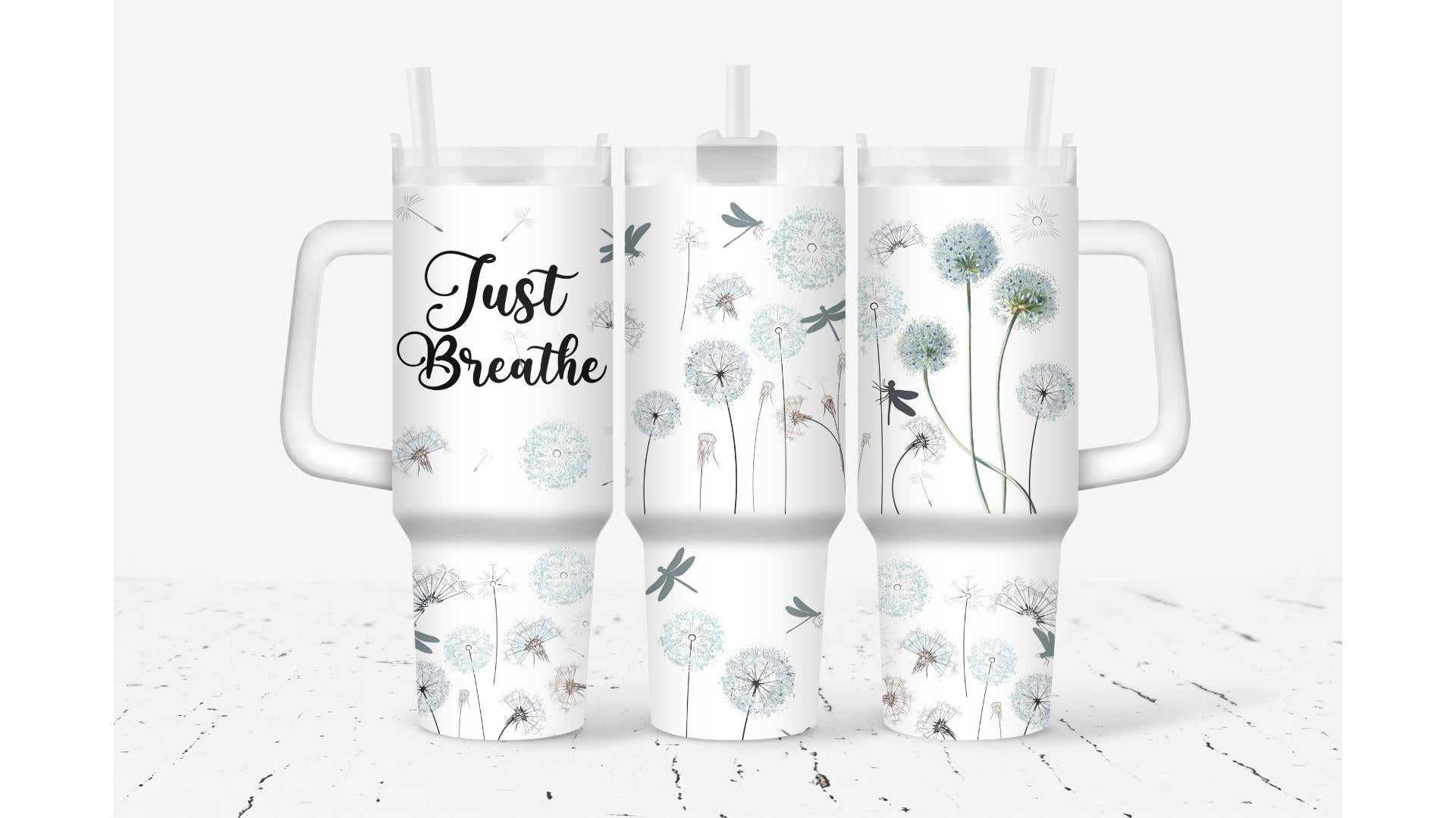 Just Breathe Tumbler