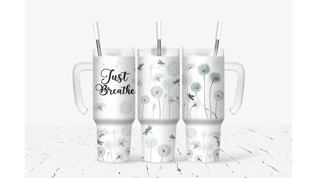 Just Breathe Tumbler