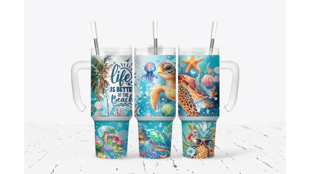 Life Is Better At The Beach Tumbler