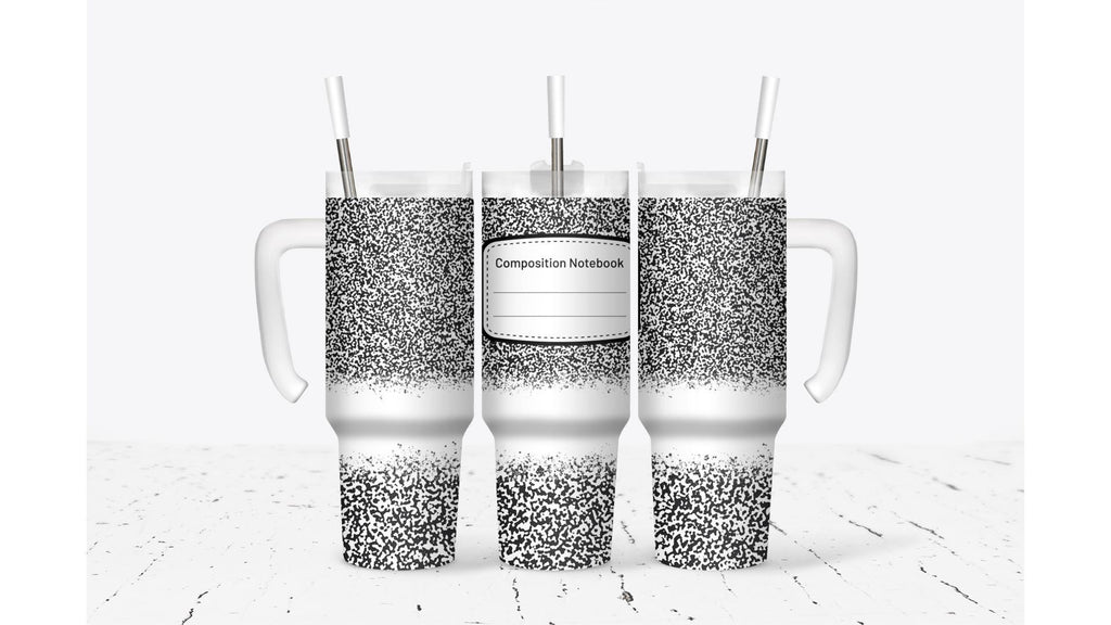 Composition Notebook Tumbler