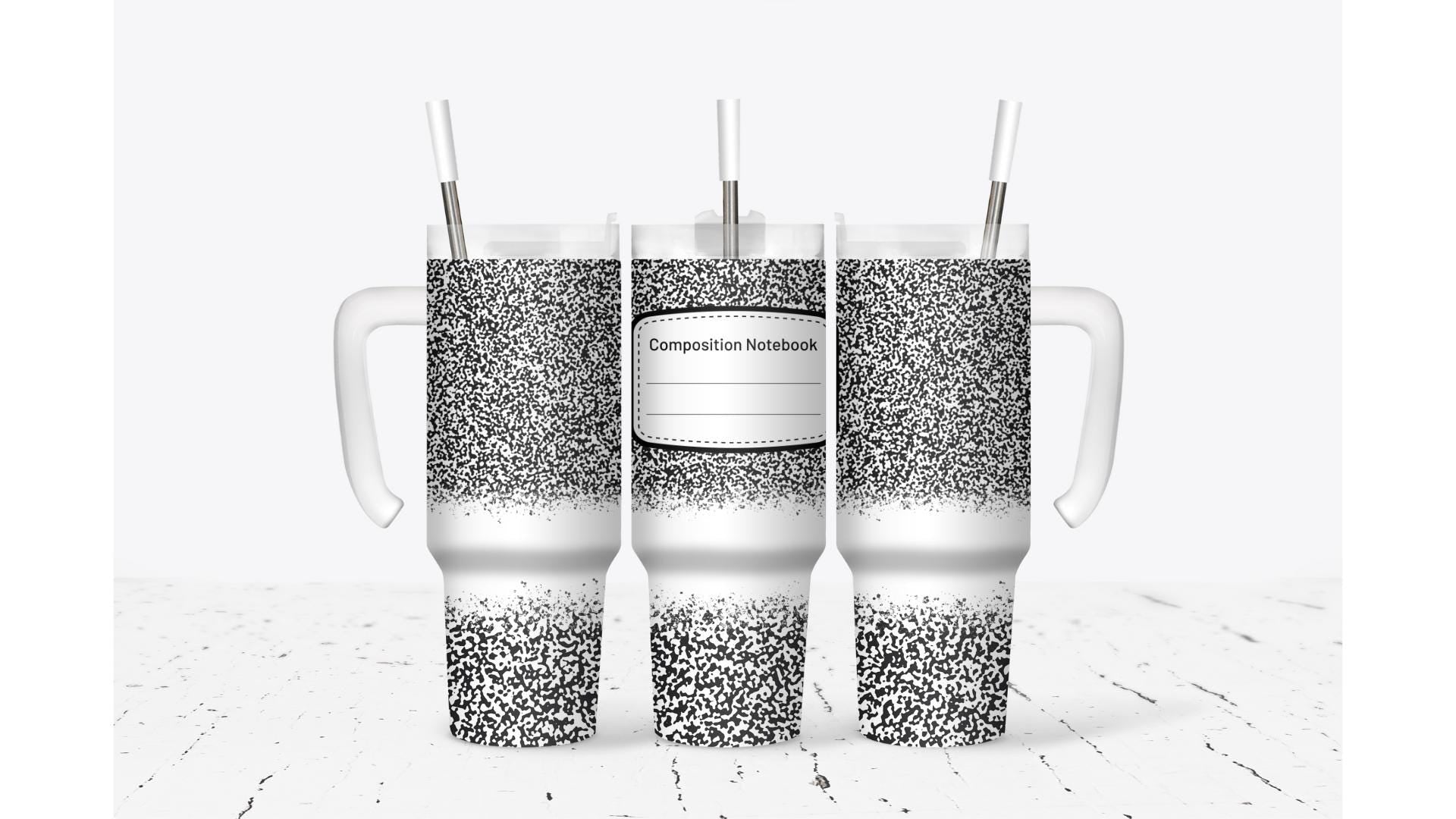 Composition Notebook Tumbler