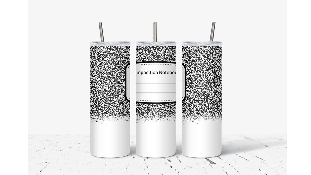 Composition Notebook Tumbler