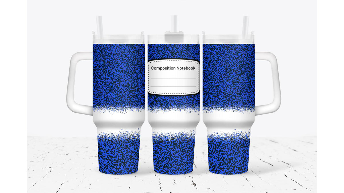 Composition Notebook Tumbler