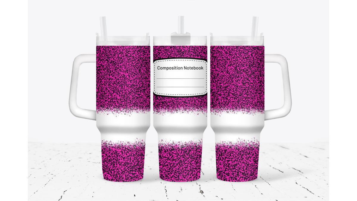 Composition Notebook Tumbler
